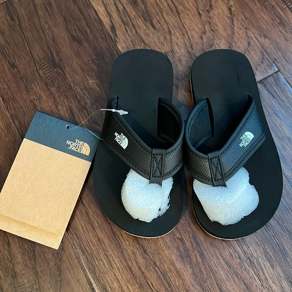 The North Face flip flops